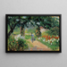 L'Allée du have i Éragny - Camille Pissarro — indrammet kunstværk på væggen