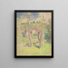 Landskabsmaleri - Camille Pissarro — indrammet kunstværk på væggen