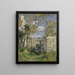 Landskabsmaleri fra Pontoise - Camille Pissarro — indrammet kunstværk på væggen