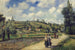 Landskab nær Pontoise, Route d'Auvers - Camille Pissarro — visning af kunstværket