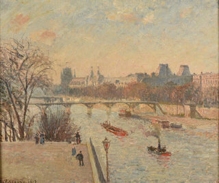 Camille Pissarro - Le Louvre.webp