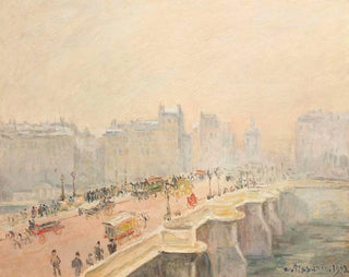 Camille Pissarro - Le PontNeuf effet de neige et brouillard.webp