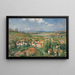 L'ermitage à Pontoise - Camille Pissarro — indrammet kunstværk på væggen
