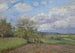 Landskabsmaleri med en ko - Camille Pissarro — visning af kunstværket