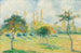 Pommiers, efterårslyd - Camille Pissarro — visning af kunstværket