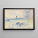 Pontoise - Camille Pissarro — indrammet kunstværk på væggen