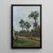 Reproduktion af maleriet Route de Louveciennes - Camille Pissarro