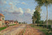 Route de Versailles à Rocquencourt - Camille Pissarro — visning af kunstværket