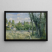 Lumière du soleil sur la route, Pontoise - Camille Pissarro — indrammet kunstværk på væggen