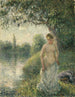 La Baigneuse - Camille Pissarro — visning af kunstværket