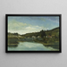 La Marne à Chennevières - Camille Pissarro — indrammet kunstværk på væggen
