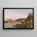 La Seine à Bougival - Camille Pissarro — indrammet kunstværk på væggen