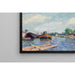 Reproduktion af maleriet af Canal du Loing à Saint-Mammès - Alfred Sisley