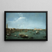 Bacino di San Marco Venedig - Canaletto — indrammet kunstværk på væggen