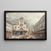 Campo San Giacomo di Rialto Venise - Canaletto — indrammet kunstværk på væggen
