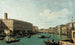 Le Grand Canal set fra Rialto-broen - Canaletto — visning af kunstværket