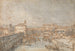 Padoue, floden Bacchiglione og Porta Portello - Canaletto — visning af kunstværket