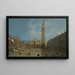 Piazza San Marco - Canaletto — indrammet kunstværk på væggen