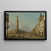 Piazza San Marco set mod syd og vest - Canaletto | Reproduction — indrammet kunstværk på væggen