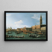 Retour du Bucintoro le jour de l'Ascension - Canaletto — indrammet kunstværk på væggen