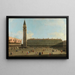 Place Saint-Marc, Venedig - Canaletto — indrammet kunstværk på væggen