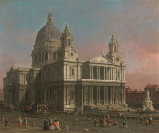 La cathédrale Saint-Paul - Canaletto — visning af kunstværket