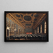 Le Doge og den Store Råd i Sala del Maggior Consiglio - Canaletto — indrammet kunstværk på væggen