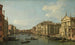 Le Grand Canal à Venise, udsigt mod sydøst fra San Stae til Fabbriche Nuove de Rialto - Canaletto — visning af kunstværket