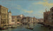 Le Grand Canal à Venise du Palazzo Flangini au Campo San Marcuola - Canaletto — visning af kunstværket