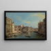 Le Grand Canal à Venise du Palazzo Flangini au Campo San Marcuola - Canaletto — indrammet kunstværk på væggen