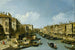 Le Grand Canal nær Rialto-broen Venedig - Canaletto — visning af kunstværket