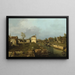 La Porta Portello, Padova - Canaletto — indrammet kunstværk på væggen