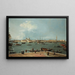 Venise le Bacino di San Marco fra San Giorgio Maggiore - Canaletto — indrammet kunstværk på væggen