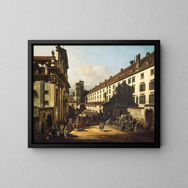 Canaletto — indrammet kunstværk på væggen