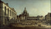 Vue du Neumarkt à Dresde depuis le Jüdenhof - Canaletto — visning af kunstværket