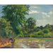 Reproduktion af maleriet Camille Pissarro Maleri Canards sur l'Étang de Montfoucault