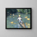 Reproduktion af maleriet Canoë sur la rivière Yerres - Gustave Caillebotte