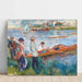 Reproduktion af maleriet Canotiers à Chatou - Pierre-Auguste Renoir