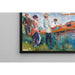 Reproduktion af maleriet Canotiers à Chatou - Pierre-Auguste Renoir