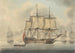 Kriegsskib med andre skibe - Kaptein T Richbell — visning af kunstværket