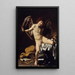 L'amour triomphe de tout - Le Caravage — indrammet kunstværk på væggen