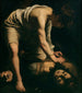 David og Goliat-maleri - Caravaggio — visning af kunstværket