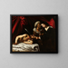 Judith decapitant Holofernes - Caravaggio — indrammet kunstværk på væggen