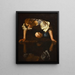 Narcisse - Le Caravage — indrammet kunstværk på væggen