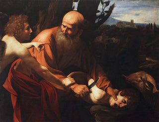 Le Sacrifice d'Isaac - Le Caravage — visning af kunstværket