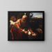 Le Sacrifice d'Isaac - Le Caravage — indrammet kunstværk på væggen