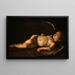 Cupidon endormet - Le Caravage — indrammet kunstværk på væggen
