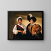 Den spåmand - Le Caravage — indrammet kunstværk på væggen