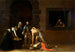 La Décapitation de Saint Jean-Baptiste - Le Caravage — visning af kunstværket