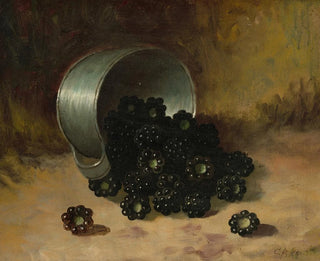 Carducius Plantagenet Ream - Blackberries Spilling from Tin Cup.webp